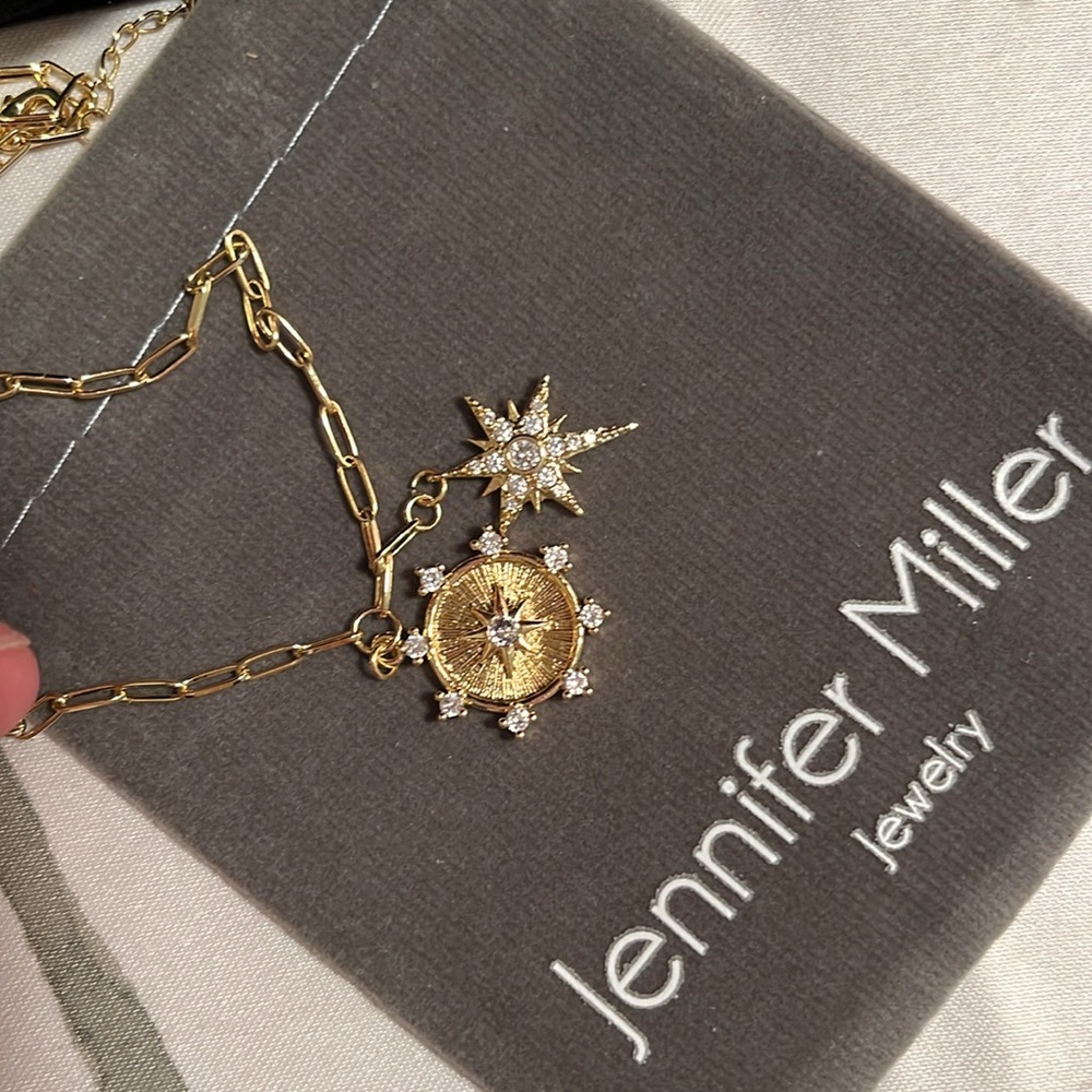 NWOT-Jennifer Miller Jewelry-Starburst Necklace